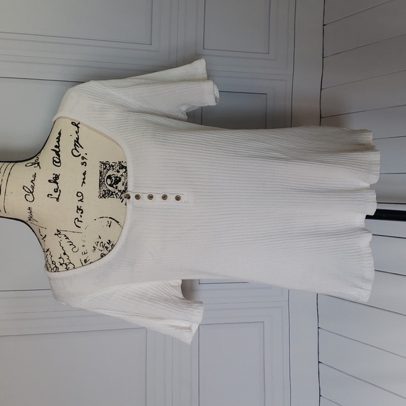 J. Crew Ribbed Cotton Henley - Picture 3 of 6